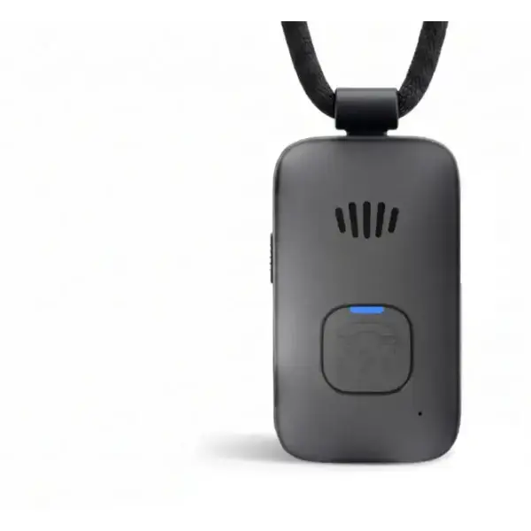 Bedford Go Anywhere dark GPS medical alert pendant