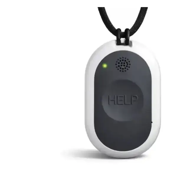 Bedford Go Anywhere white HELP button medical alert pendant