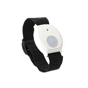 Home Freedom wrist-worn help button with adjustable band