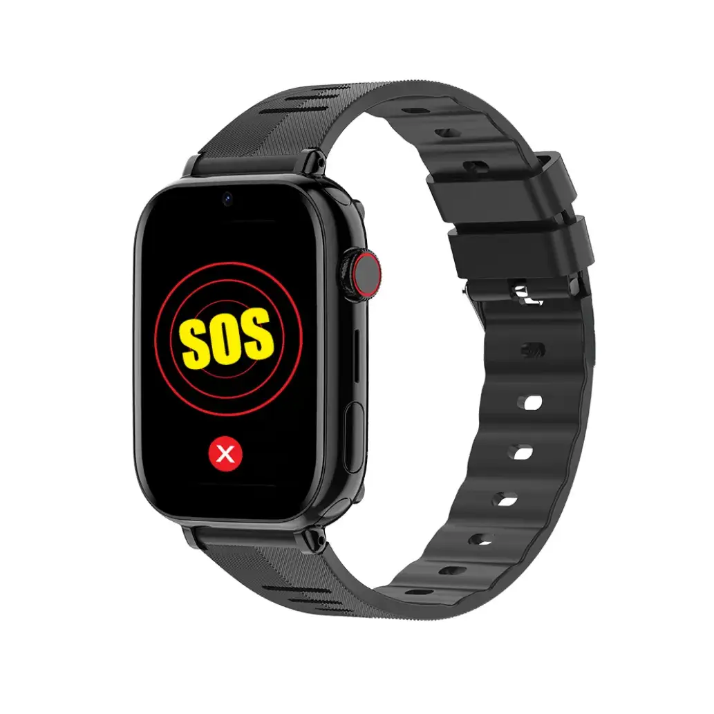 Go Anywhere Smartwatch for Seniors in Canada showing SOS alert screen
